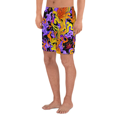 Men's Athletic Shorts - Bosschaert Swirl