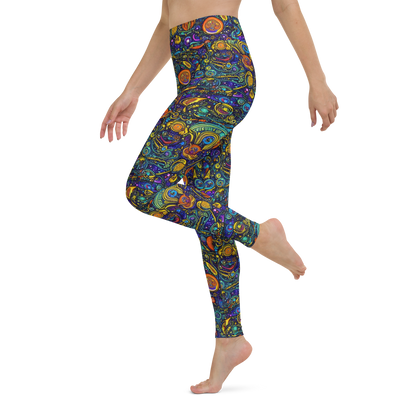 Yoga Leggings - Vasnetsov Vortex