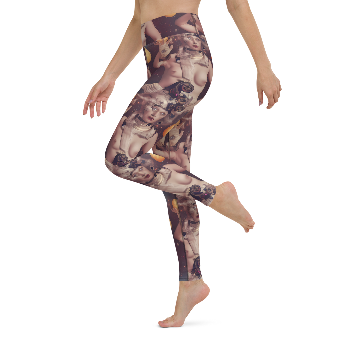 Yoga Leggings - Nebula Siren