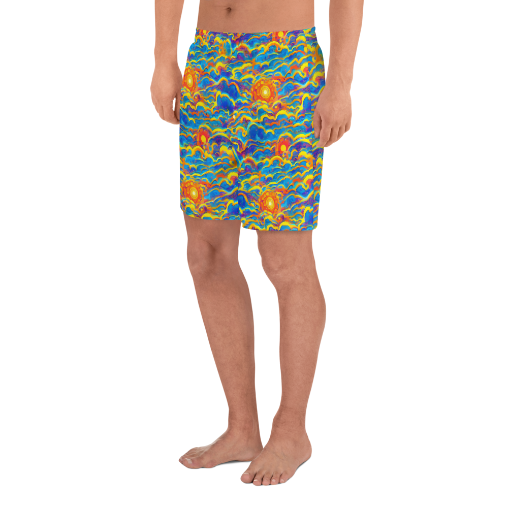 Men's Athletic Shorts - Chroma Ripple