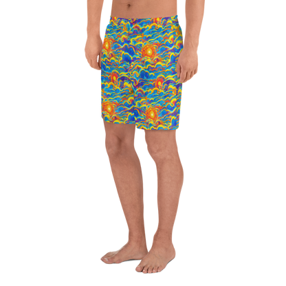 Men's Athletic Shorts - Chroma Ripple