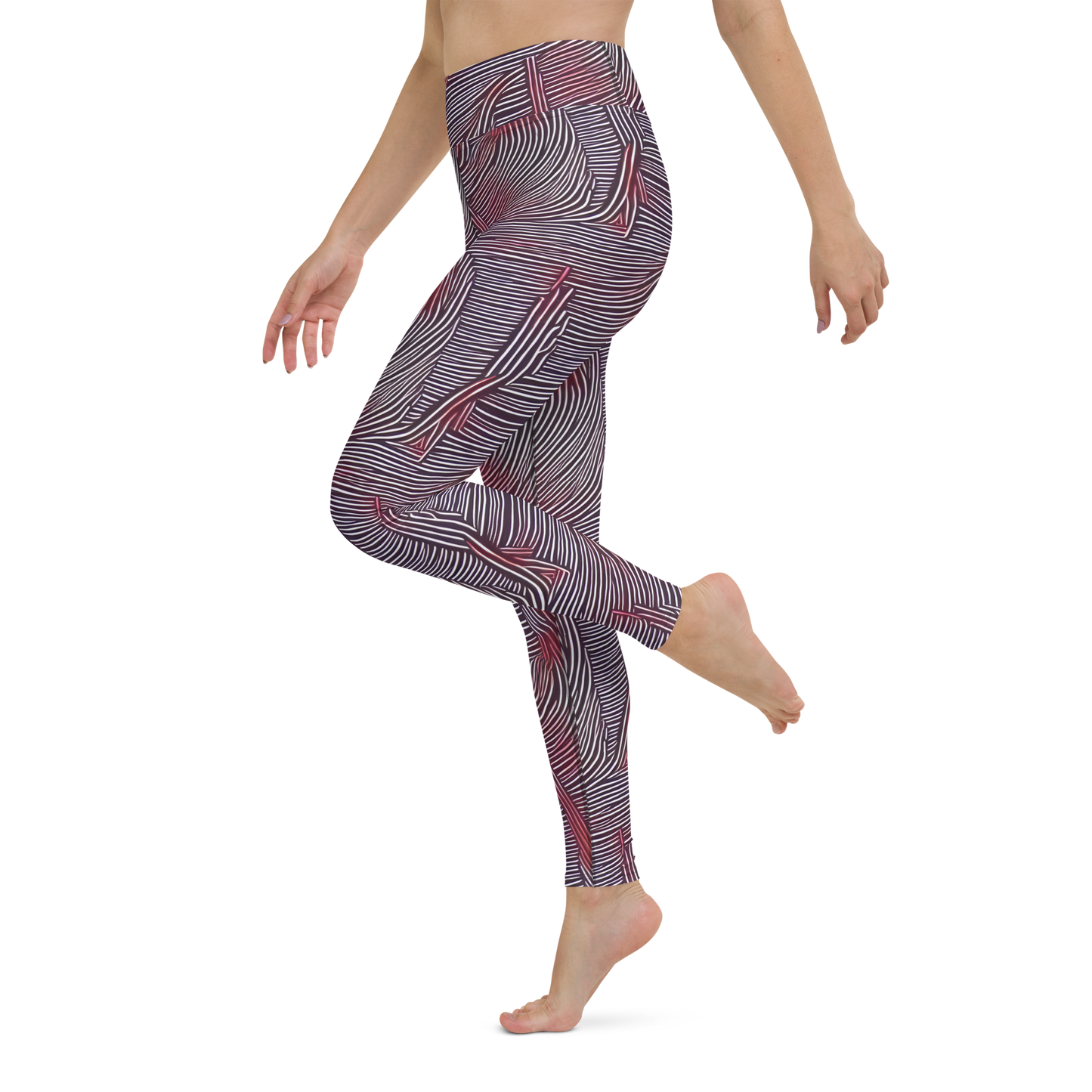 Yoga Leggings - Nebula Waves