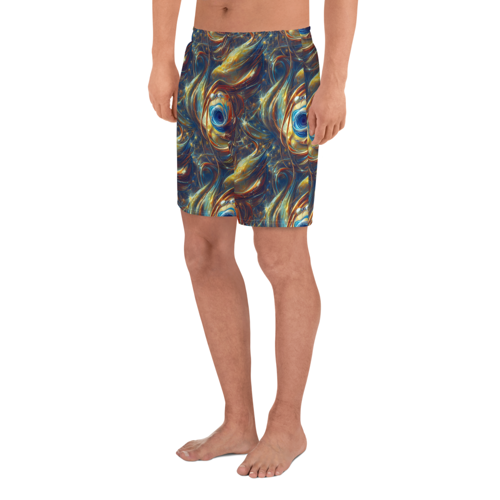 Men's Athletic Shorts - Celestial Vortex