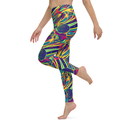 Yoga Leggings - Cosmic Inferno