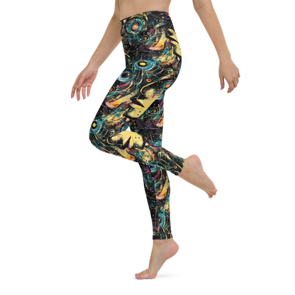 Yoga Leggings - Celestial Echoes