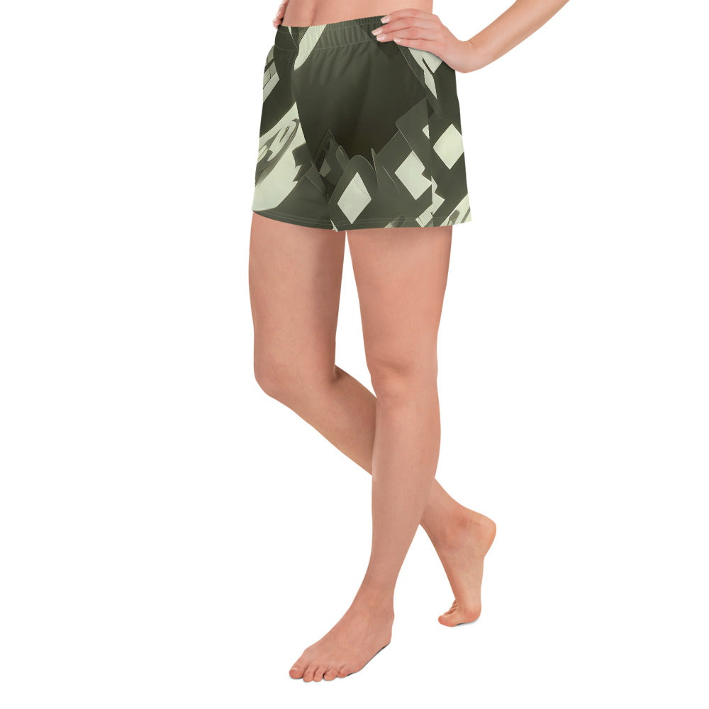 Women’s Athletic Shorts - Shadow Stratum