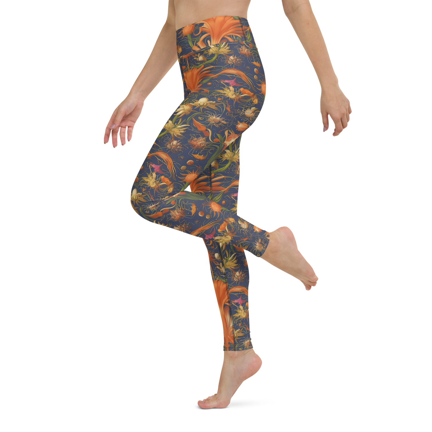 Yoga Leggings - Stellar Blooms