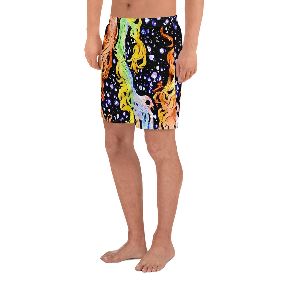 Men's Athletic Shorts - Celestial Serenade