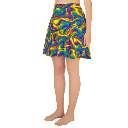 Skater Skirt - Electric Aurora