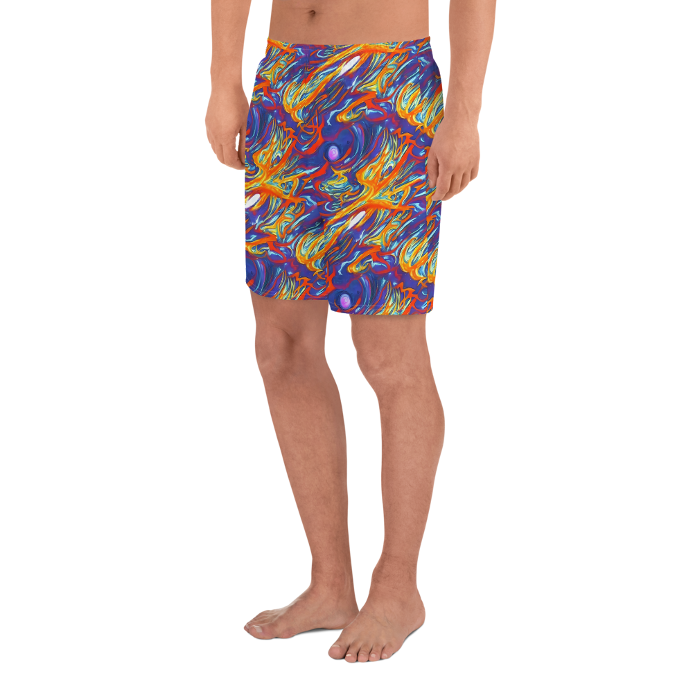Men's Athletic Shorts - Galactic Ember