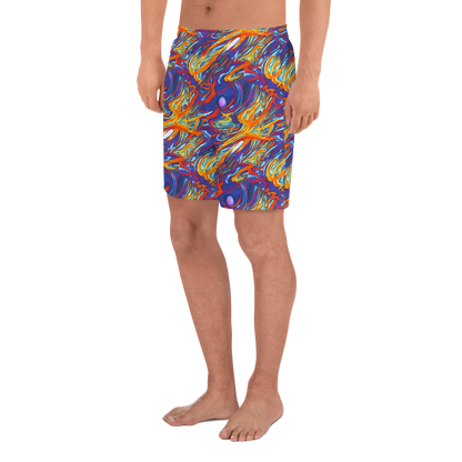 Men's Athletic Shorts - Galactic Ember