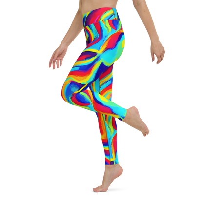 Yoga Leggings - Stael Swirls