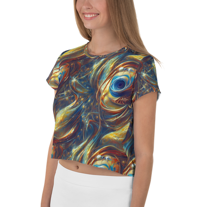 Women's Crop Tee - Celestial Vortex