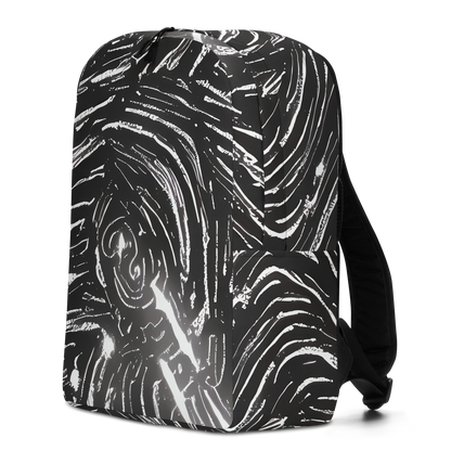 Minimalist Backpack - Silver Swirl