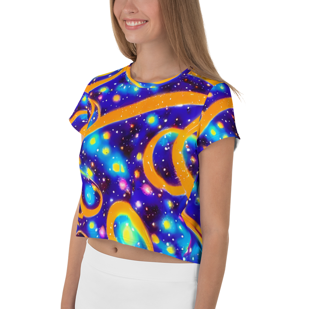 Women's Crop Tee - Epic Orbit