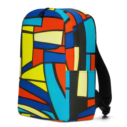 Minimalist Backpack - Neon Fractals