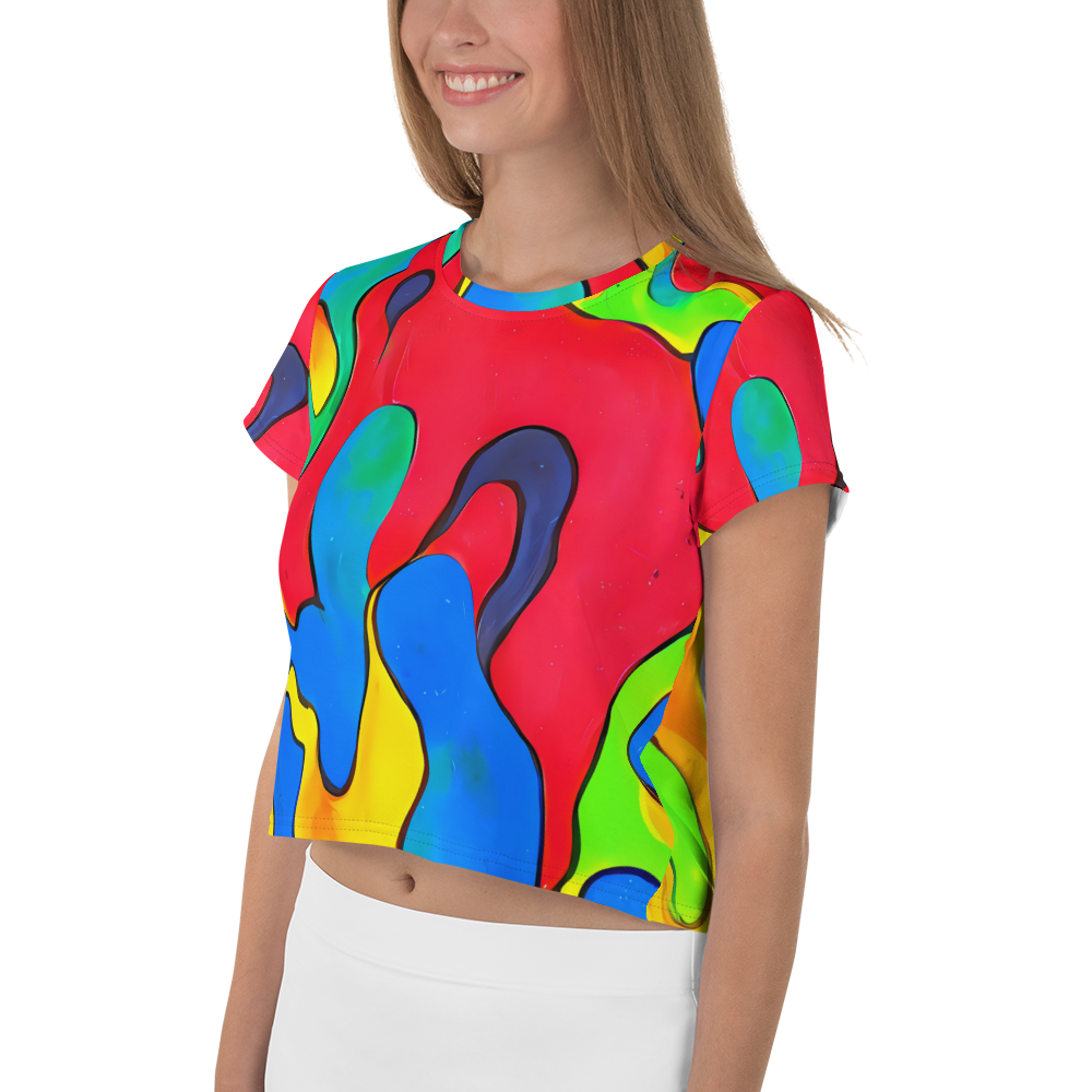 Women's Crop Tee - Splash of Joy