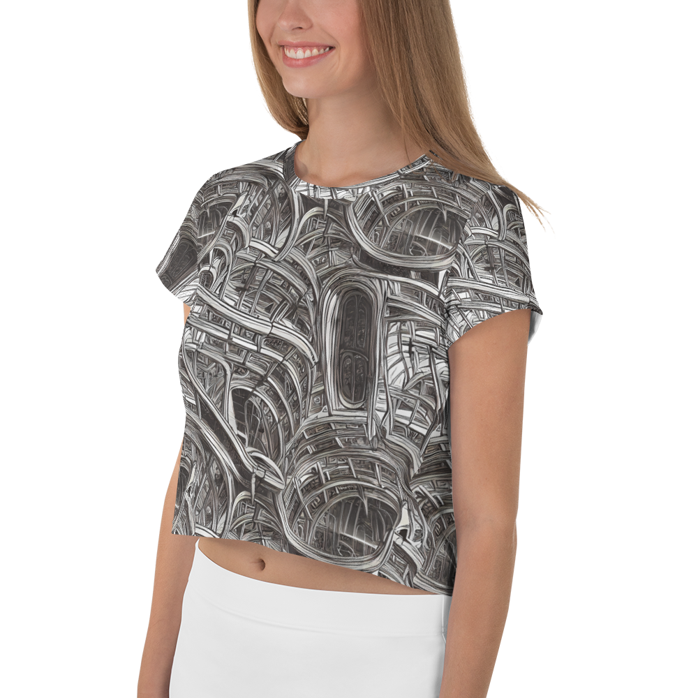 Women's Crop Tee - Piranesi's Dream