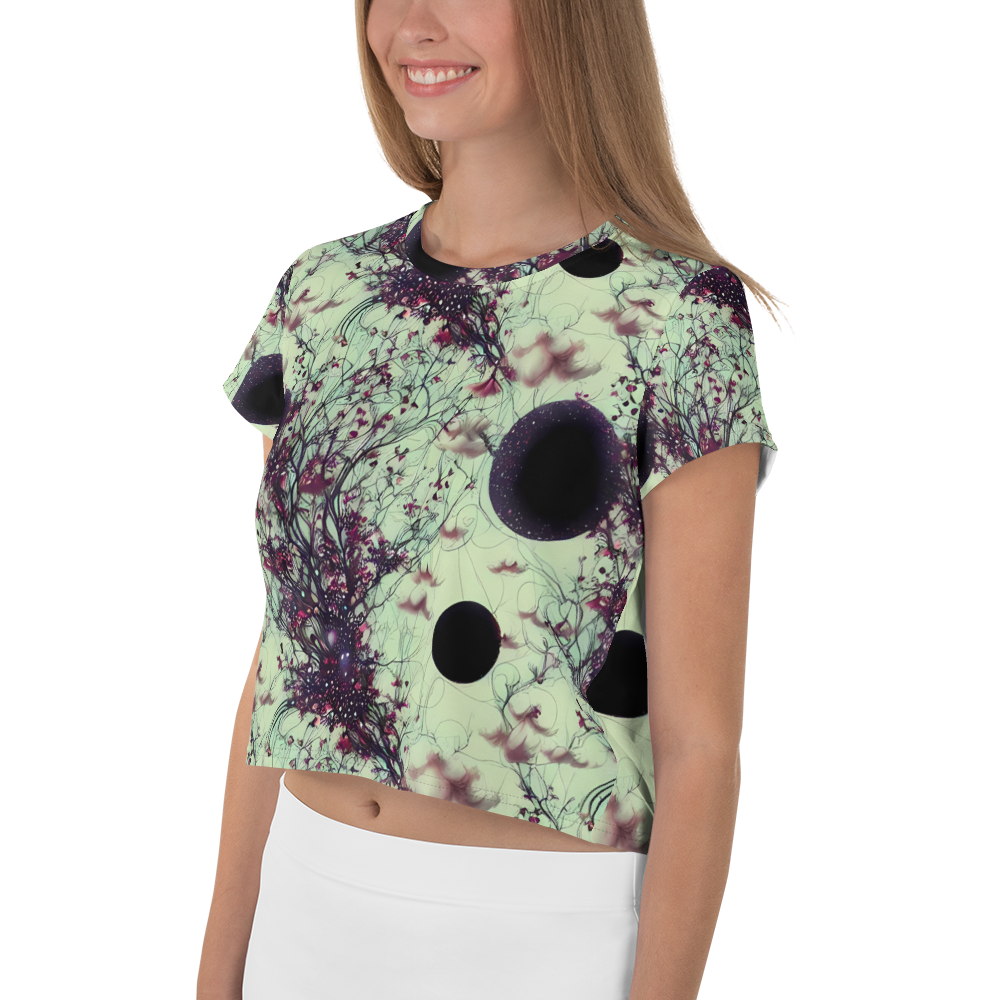 Women's Crop Tee - Celestial Bloom