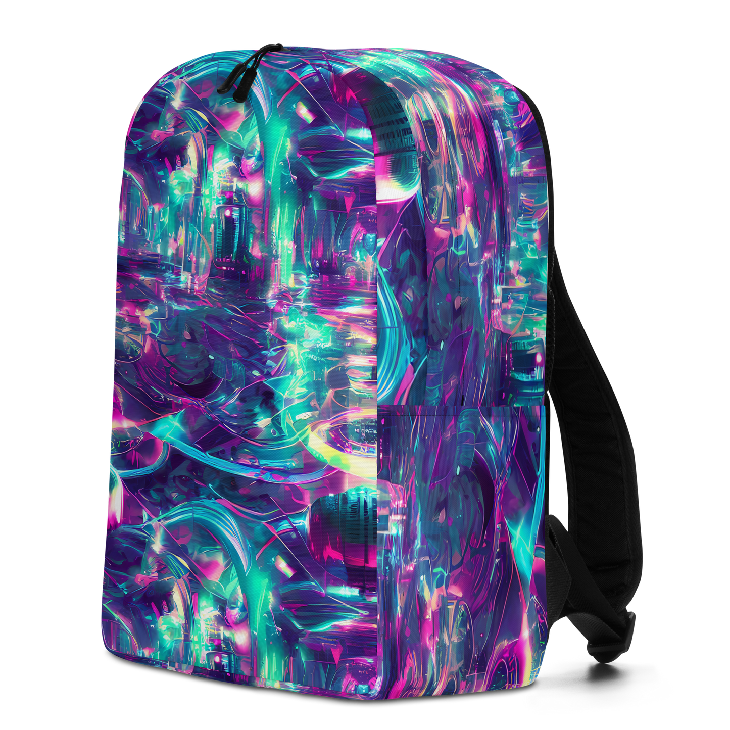 Minimalist Backpack - Synthwave Surge