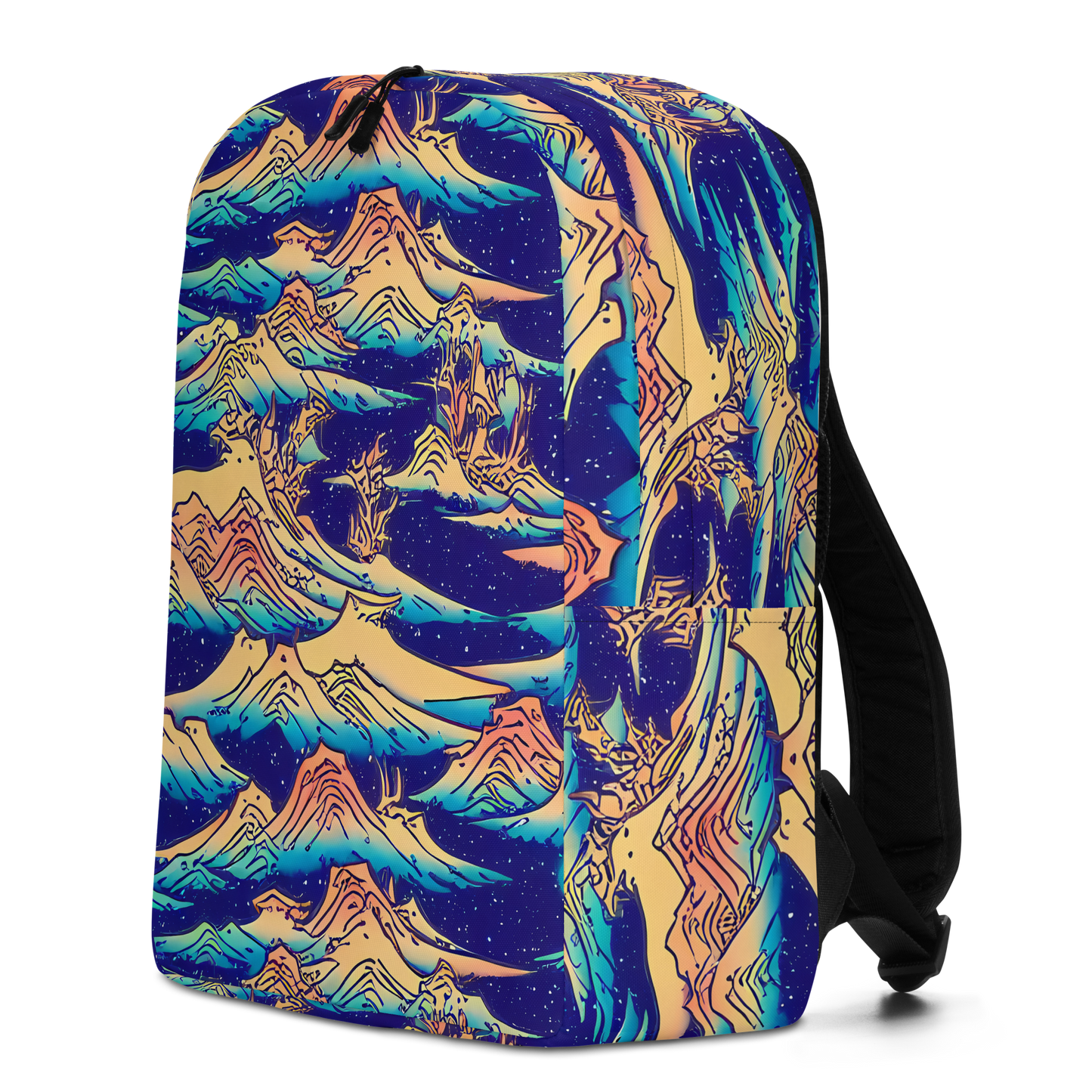 Minimalist Backpack - Mystical Mountain Mirage