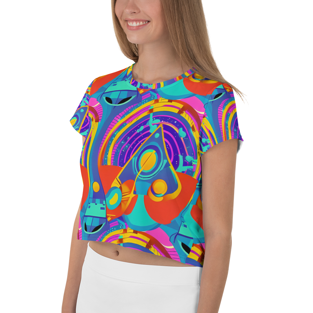 Women's Crop Tee - Blast of Color