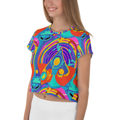 Women's Crop Tee - Blast of Color