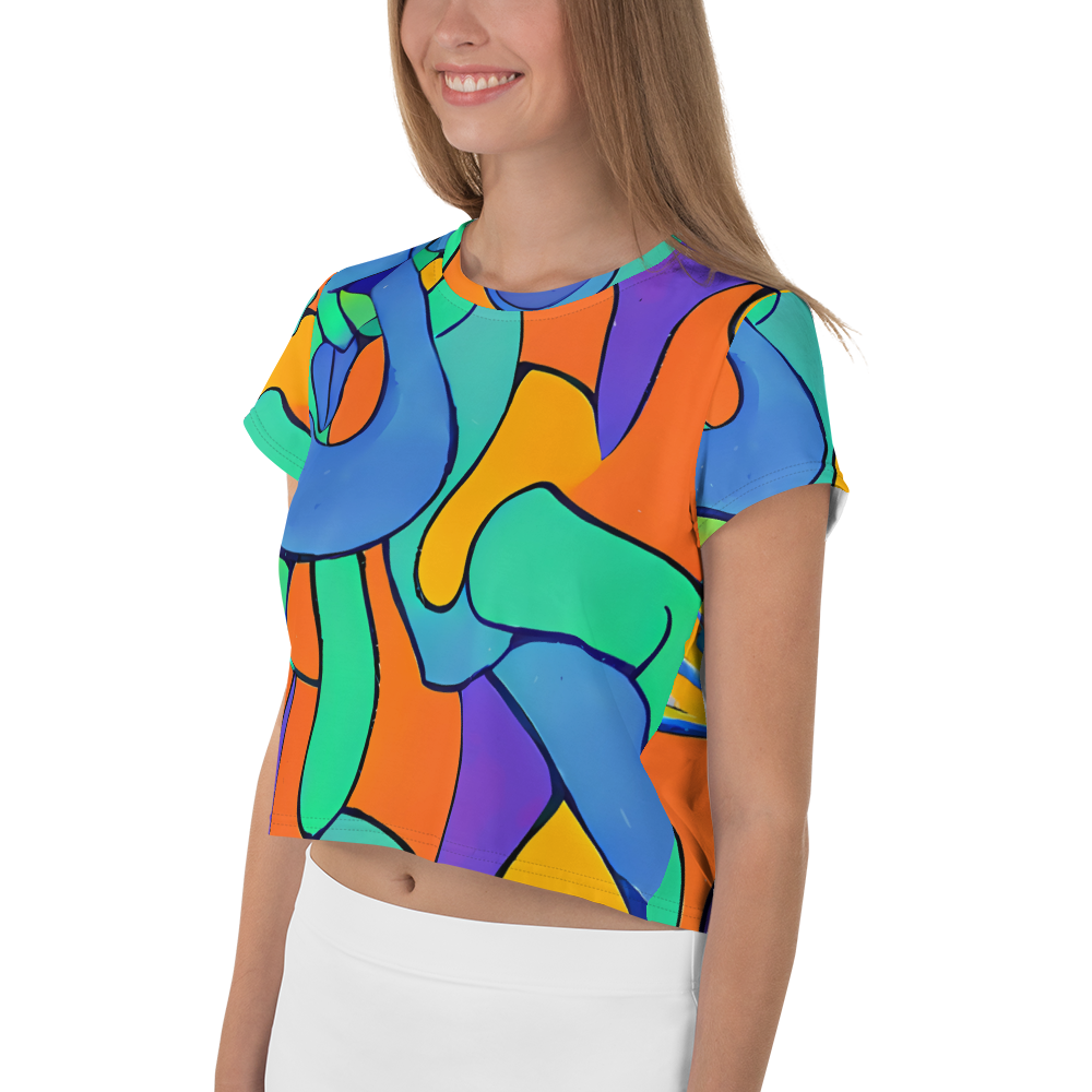 Women's Crop Tee - Archipenko Dream