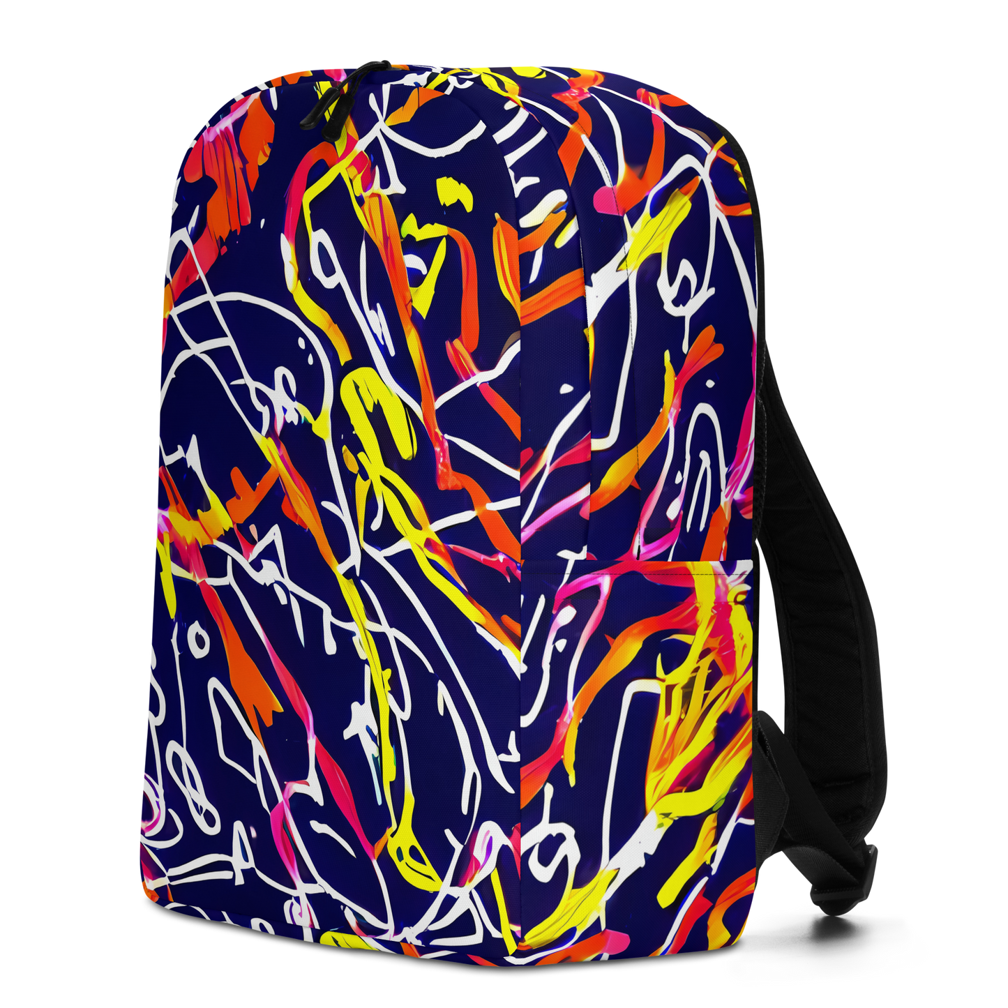 Minimalist Backpack - Neon Currents