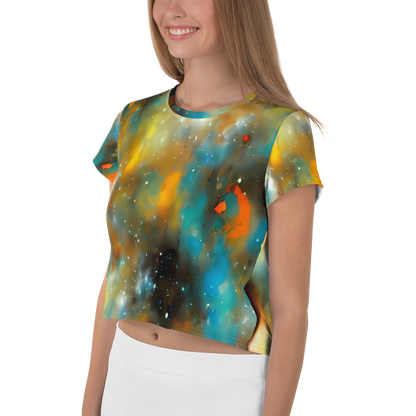 Women's Crop Tee - Abstract Tapestries
