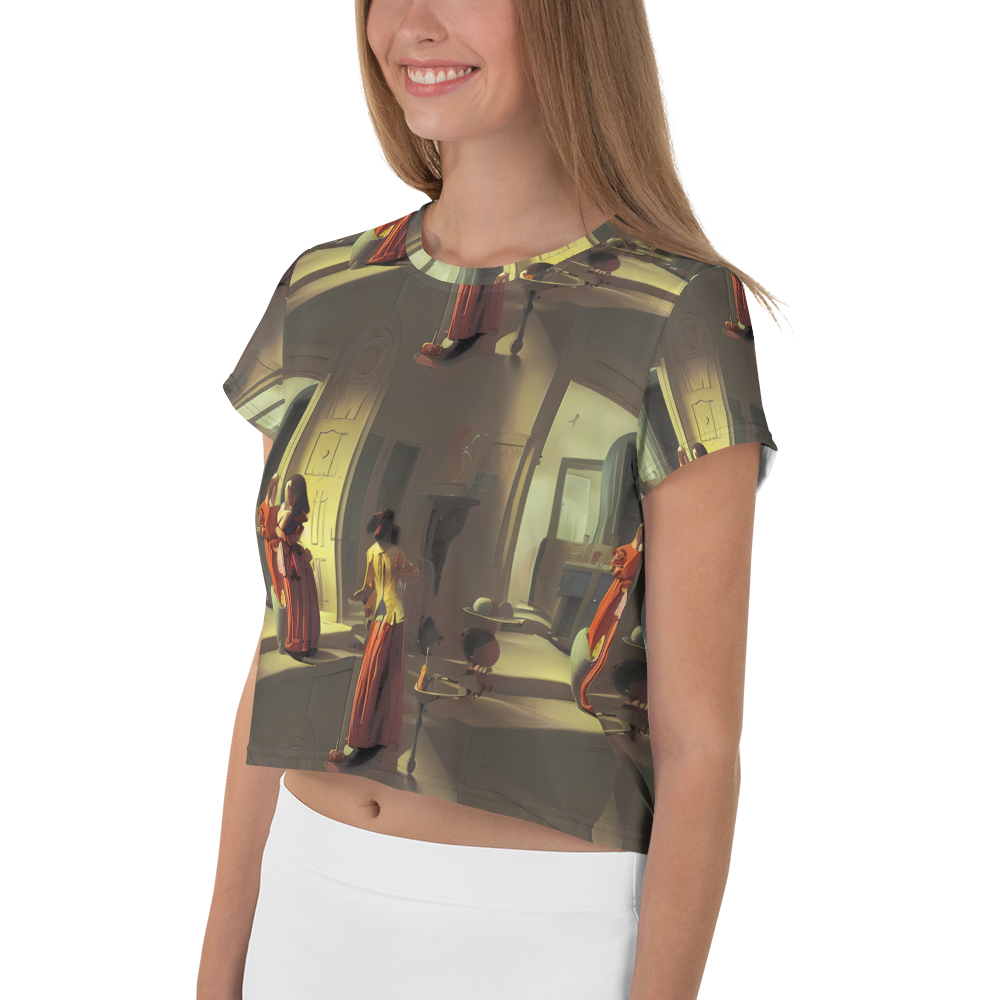 Women's Crop Tee - Surreal Shadows