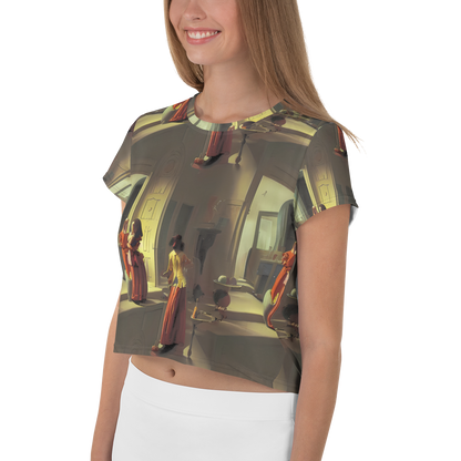 Women's Crop Tee - Surreal Shadows