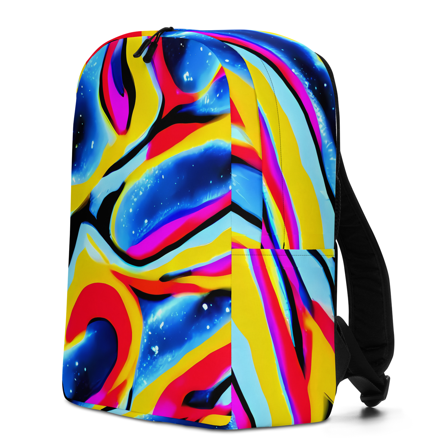 Minimalist Backpack - Electric Dreamscape