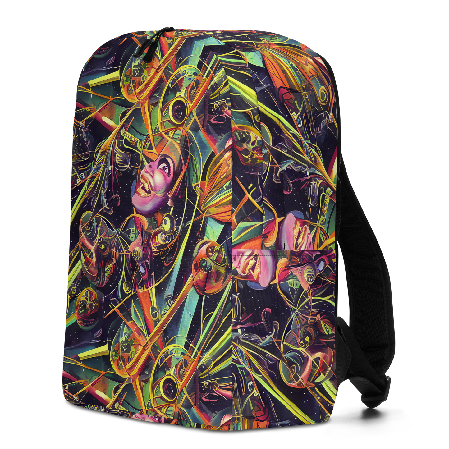 Minimalist Backpack - Psychedelic Deep Space