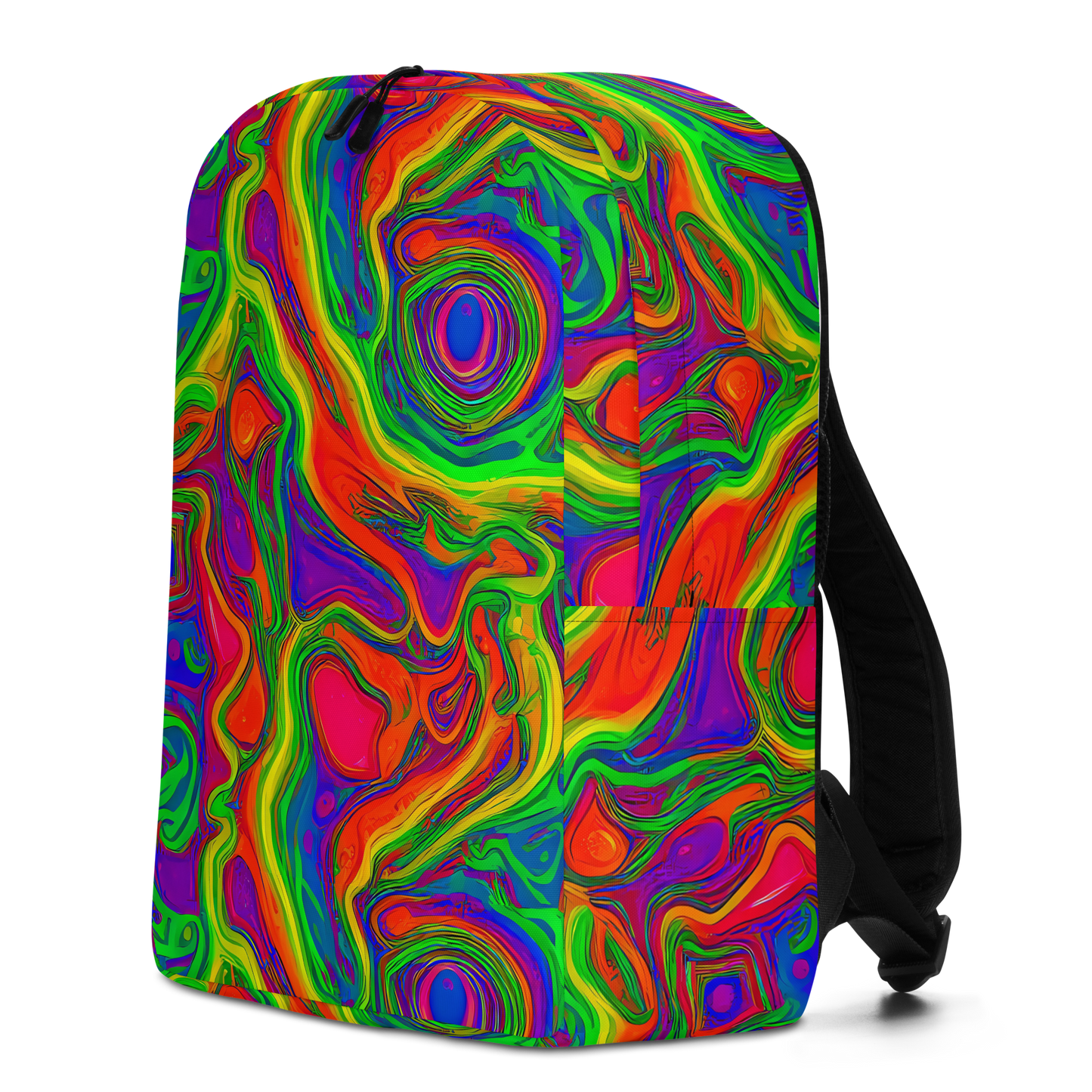 Minimalist Backpack - Psychedelic Waves