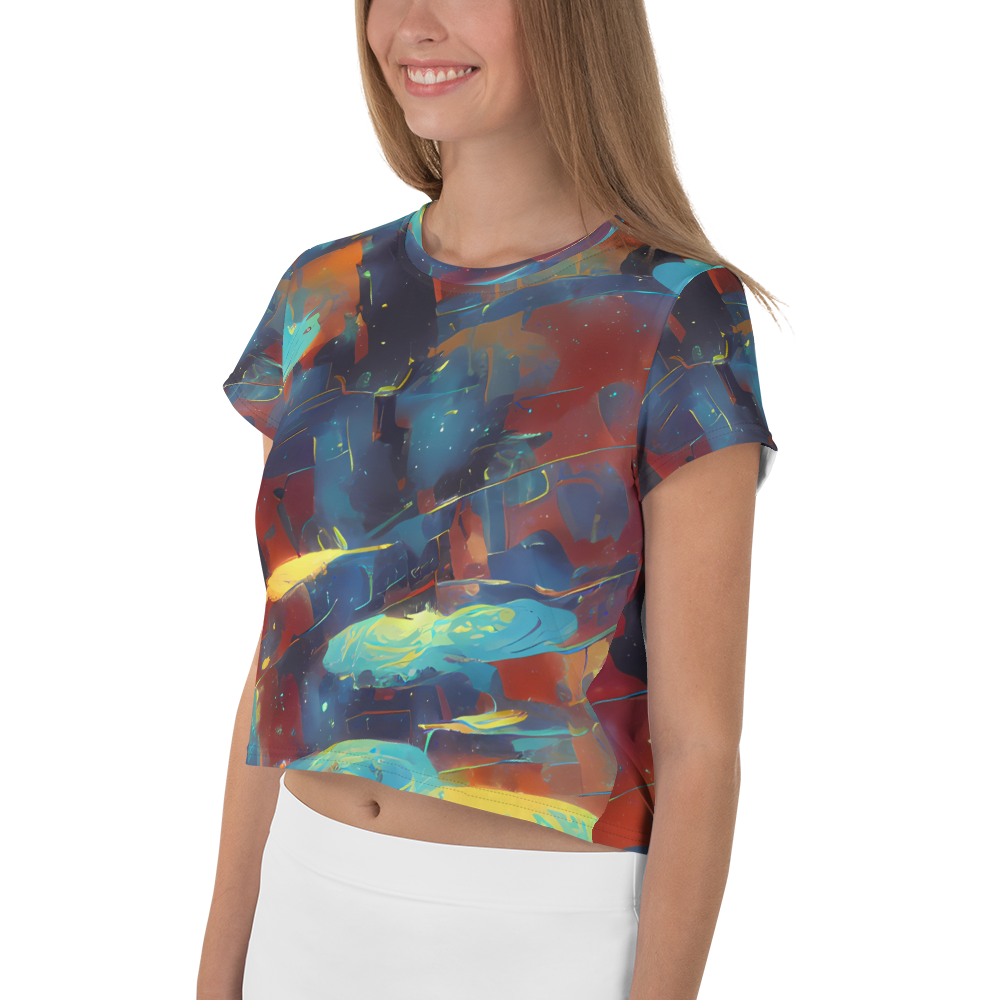 Women's Crop Tee - Journey Through Infinity