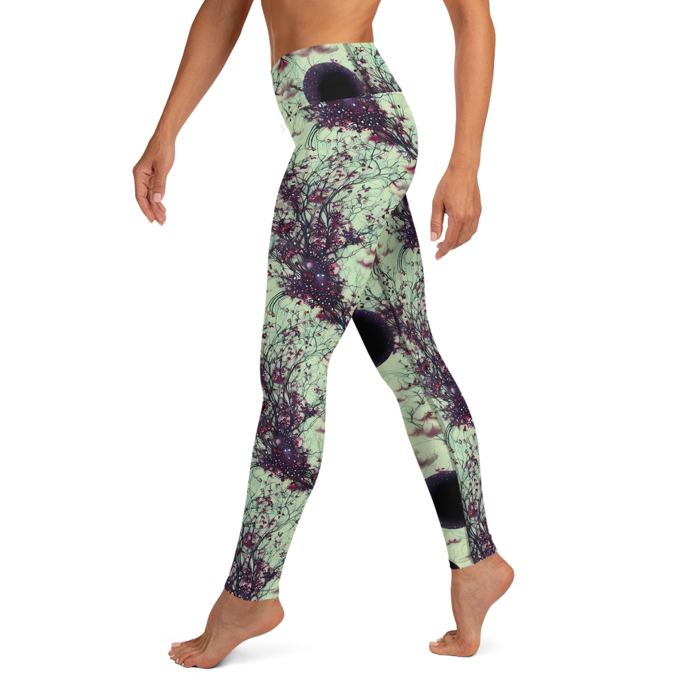 Yoga Leggings - Celestial Bloom