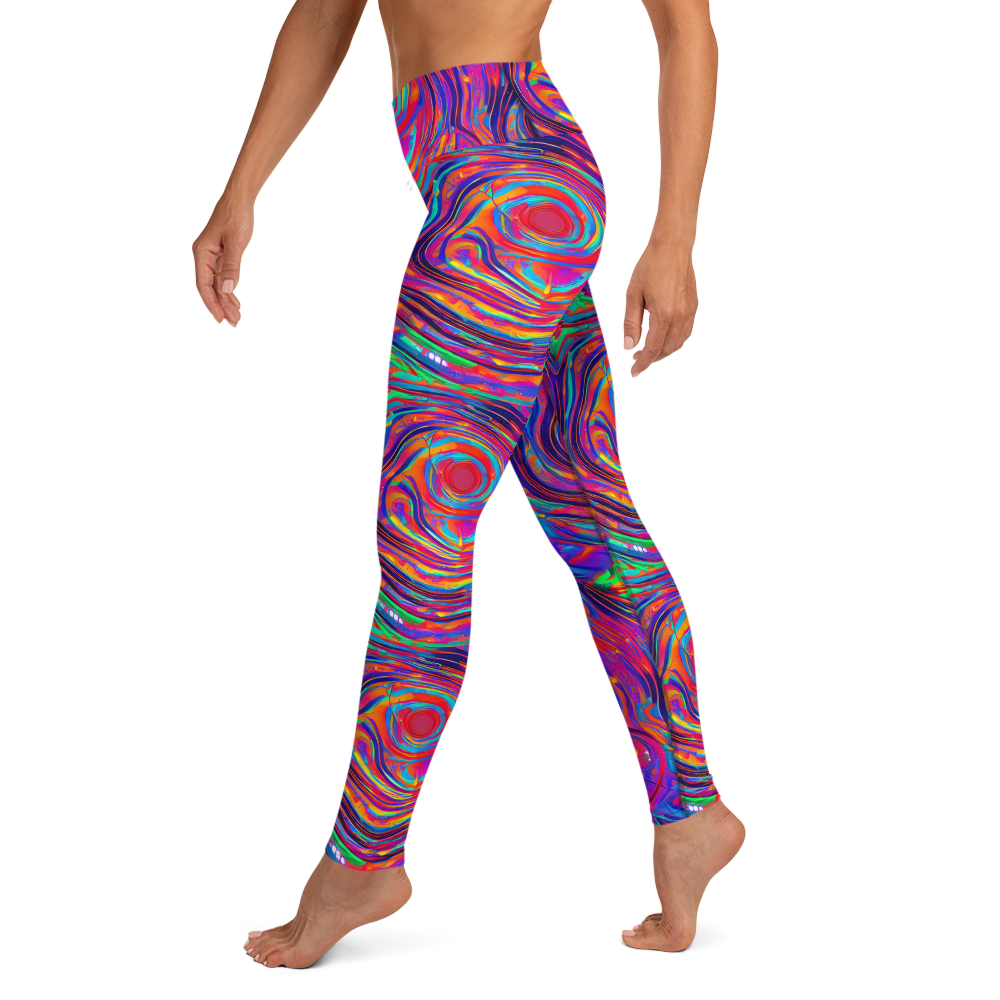 Yoga Leggings - Quantum Spiral