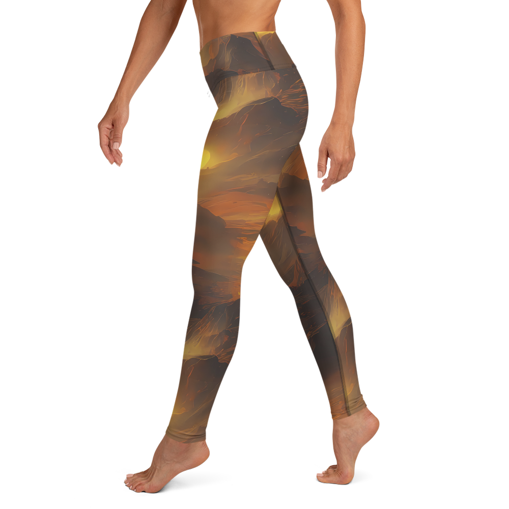 Yoga Leggings - Sunset Shores