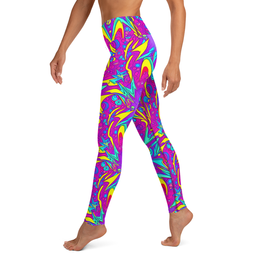 Yoga Leggings - Nebula Radiance