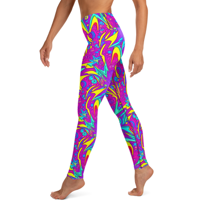 Yoga Leggings - Nebula Radiance