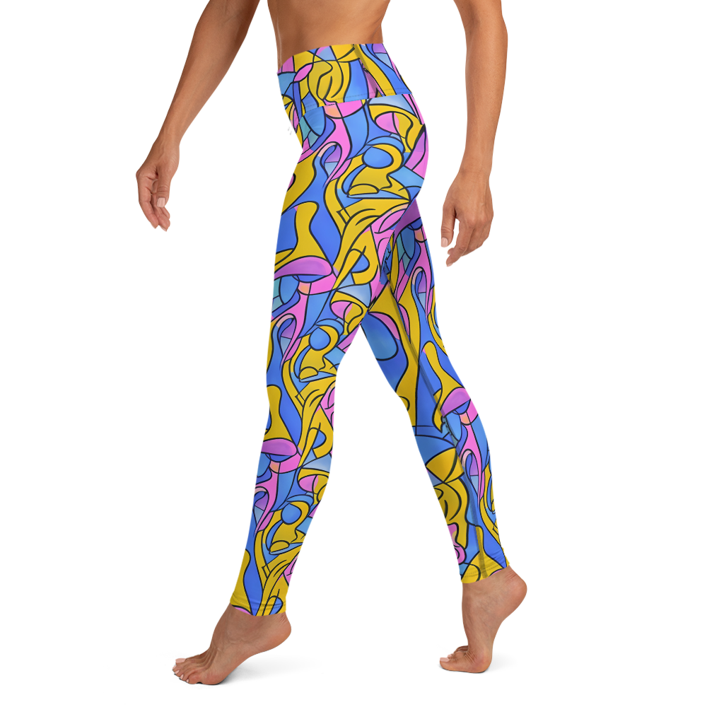 Yoga Leggings - Cosmic Curves