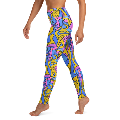 Yoga Leggings - Cosmic Curves