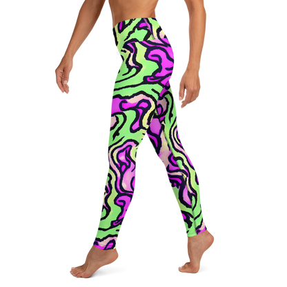 Yoga Leggings - Mintchine Maze
