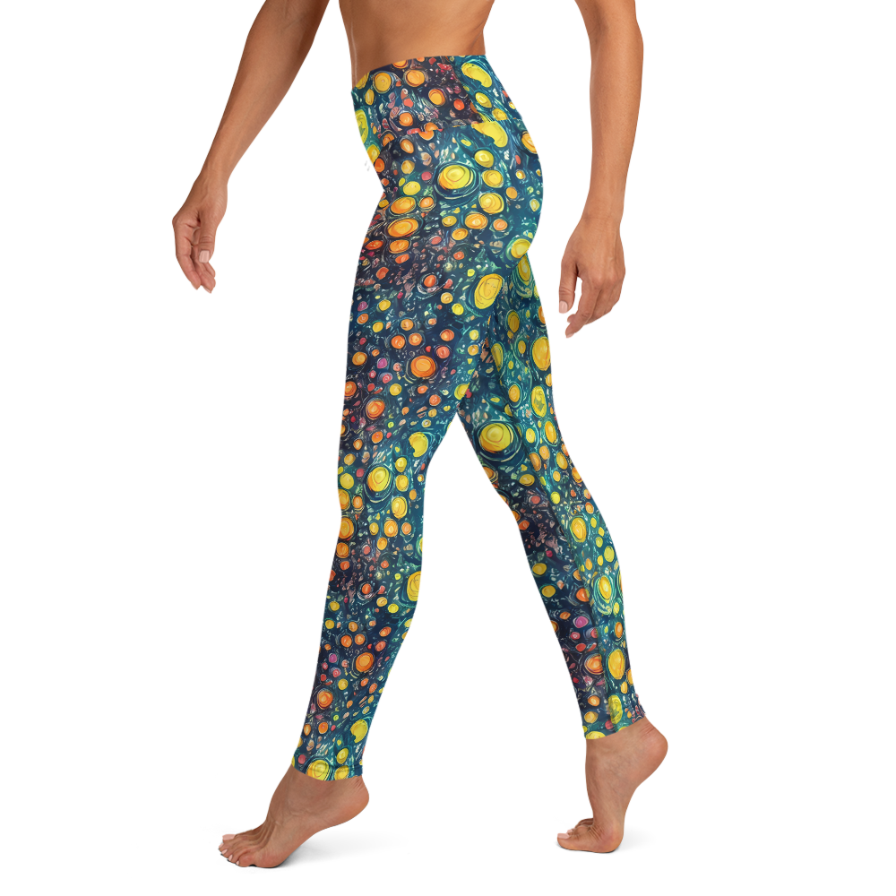 Yoga Leggings - Starry Orbits