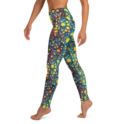 Yoga Leggings - Starry Orbits