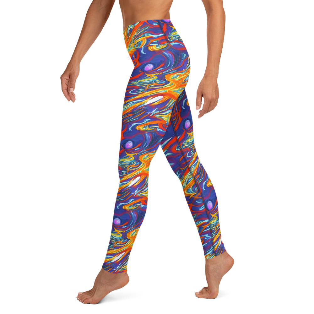 Yoga Leggings - Galactic Ember