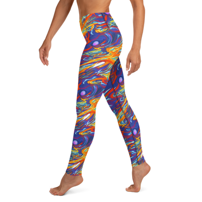 Yoga Leggings - Galactic Ember