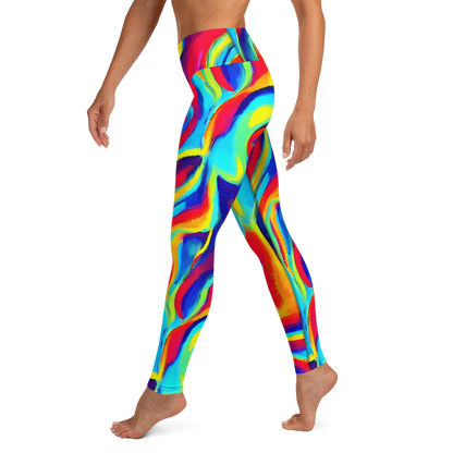 Yoga Leggings - Stael Swirls