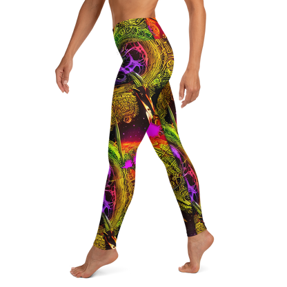 Yoga Leggings - Neon Glyphworks